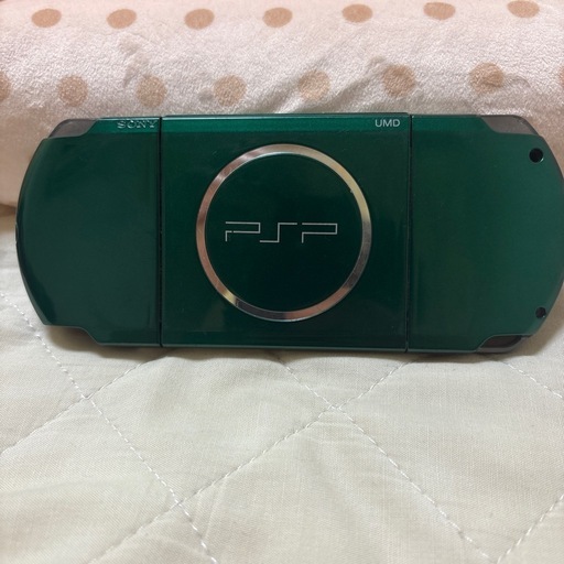 【希少カラー】PSP-3000 スピリティッド・グリーン（大容量8GB＆ソフト付）動作良好