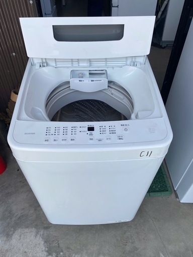 NO C11?福岡市内配送設置無料✨?アイリスオーヤマ 洗濯機 5.0kg 