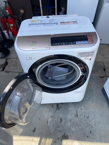 NO C21?福岡市内配送設置無料✨?BD-NX120BL-N ドラム式洗濯乾燥機 ビッグドラム シャンパン [洗濯12.0kg /乾