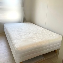無印良品 セミダブルベッド 26cm脚付の画像