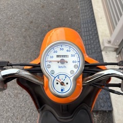 5459.お洒落可愛い　ビーノFI バッテリー新品　低走行　千葉県柏市　即日配送、自走引き取りも可能の画像