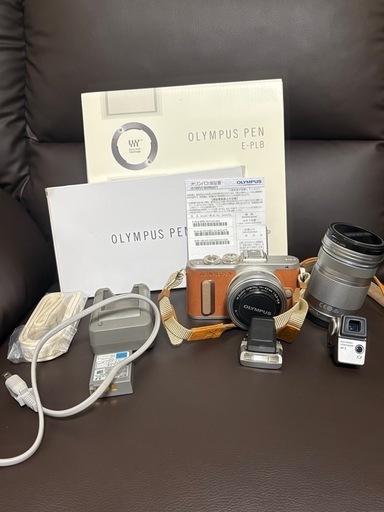 OLYMPUS PEN E-PL8レンズ・フィンダーセット！価格交渉ＯＫ！