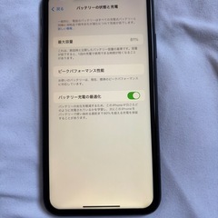 iPhone XR 64GB ブラック　バッテリー81% ③の画像