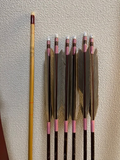 弓道 矢筒 練習矢