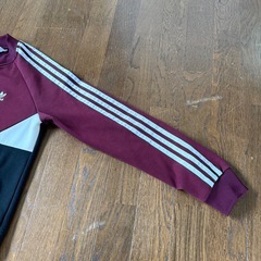 adidas バーガンディ ジャージ トラックジャケットの画像
