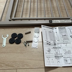 【決定しました・美品】ベビーゲート　付属品は未使用の画像