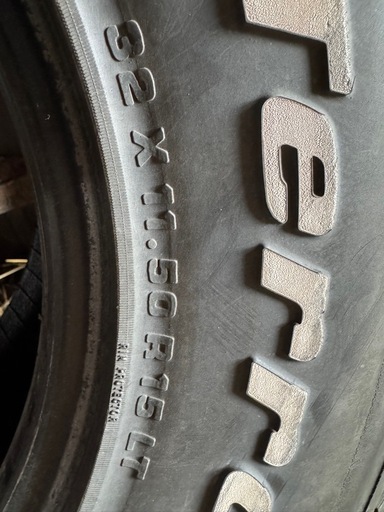 BFグッドリッチ　　　32✖️11.50R15LT