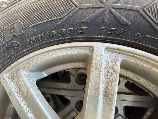 スタッドレスタイヤ　155/65R13 730 4本セット
