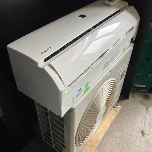 シャープ2019年2.2KW6畳、
保証付、取付込