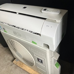 シャープ2019年2.2KW6畳、
保証付、取付込の画像