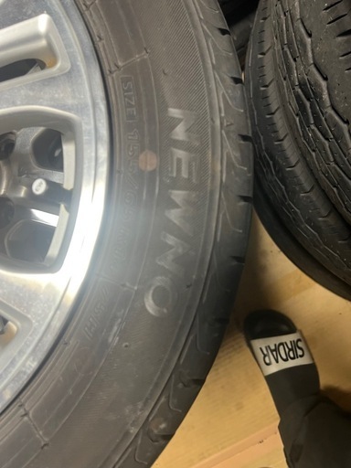 軽自動車ホンダ純正ホイール155/65r14bridgesonte22週2024年製4本
