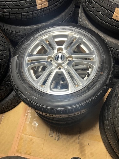 軽自動車ホンダ純正ホイール155/65r14bridgesonte22週2024年製4本