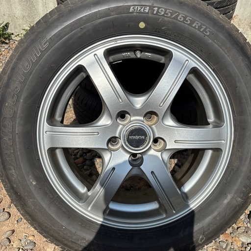 【195/65R15】BRIDGESTONE 夏タイヤ　ホイル付き