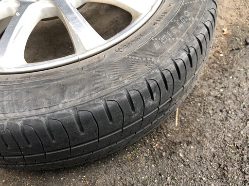 155/65/R14、アルミホイール付きタイヤ