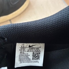 NIKEエアフォース1 黒27.5センチの画像