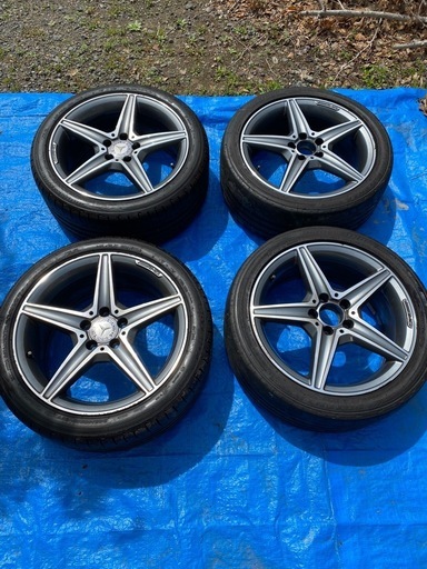 AMG ホイールPOTENZA 4本セットベンツ Cクラス W205 18インチ