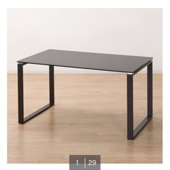 ニトリ セラミックダイニングテーブル 135cm グレー　椅子2脚セット
の画像