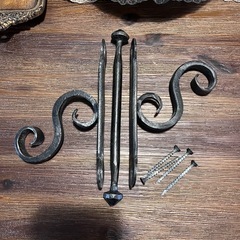 アイアン　アンティーク　トイレットペーパーホルダーの画像