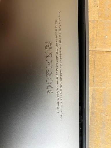 パソコン MacBook