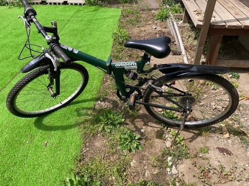 【値下げ】　自転車　折りたたみ　マウンテンバイク　整備済み　