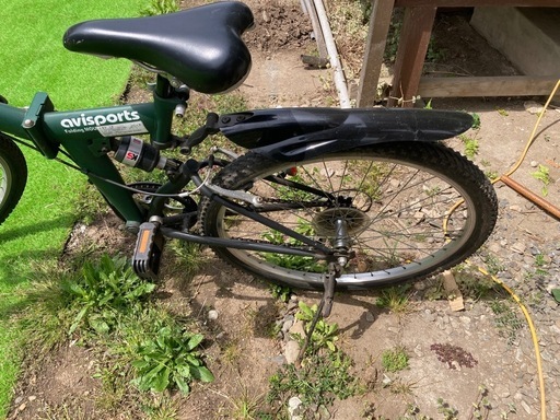 【値下げ】　自転車　折りたたみ　マウンテンバイク　整備済み　