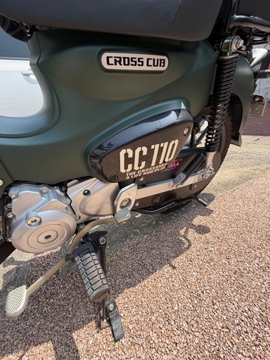 HONDA CROSS CUB CC110 ダークグリーン カブ　低走行390km走行