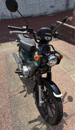 HONDA CROSS CUB CC110 ダークグリーン カブ　低走行390km走行