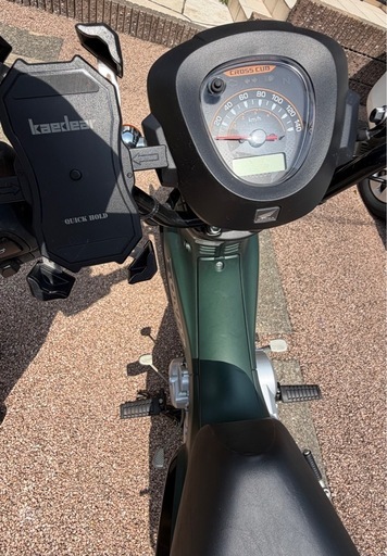 HONDA CROSS CUB CC110 ダークグリーン カブ　低走行390km走行