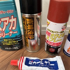 【まとめ売り】洗車・補修用品セット（ガラコ、水アカクリーナー、ピカール等）の画像