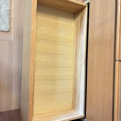 ニトリ 木製 4段チェスト ナチュラルの画像