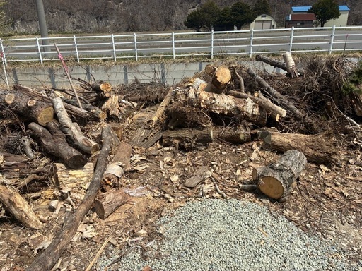 更新しました。街路樹の伐採木、薪　札幌市内、近郊配達します。
