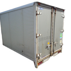 トラックコンテナ 箱 3150x1860x2150 アルミバン 冷凍冷蔵 保冷 倉庫 物置 ガレージ コンテナハウス 愛媛よりの画像