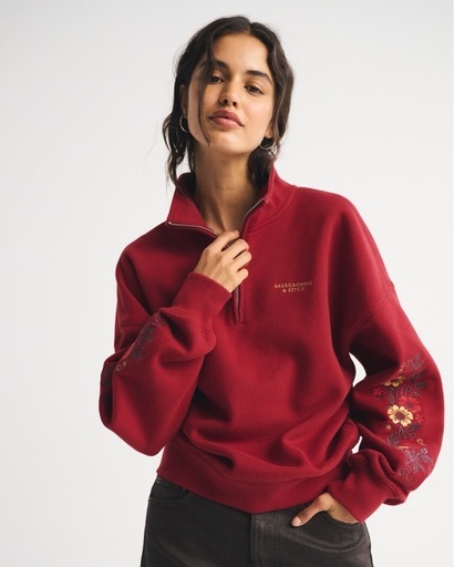 【新品】Abercrombie&Fitch 春節 サンデー ハーフジップ