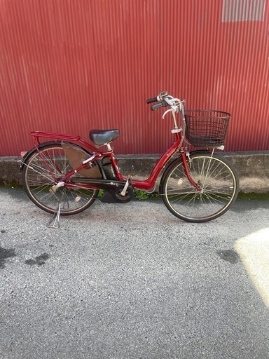 【京都発】京の楽チャリ　電動アシスト自転車　ブリヂストン　26インチ　子ども乗せOK