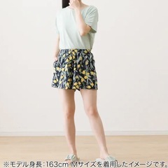 ニトリ　ルームパンツ　3分丈　Nクール　スーパー　タイル　M　ひんやり　夏　冷感の画像