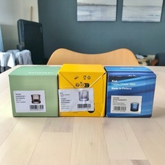 イッタラ　マリメッコ　キビ　kivi　キャンドルホルダー　3点　セット　ガラスの画像