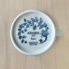 アラビア　ルノ　サマーレイ　ティーカップ&ソーサー　北欧　食器　夏　ヘイニ　植物の画像