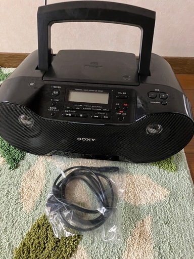 ソニーCDラジオ ZS-RS70BT説明書無し品　