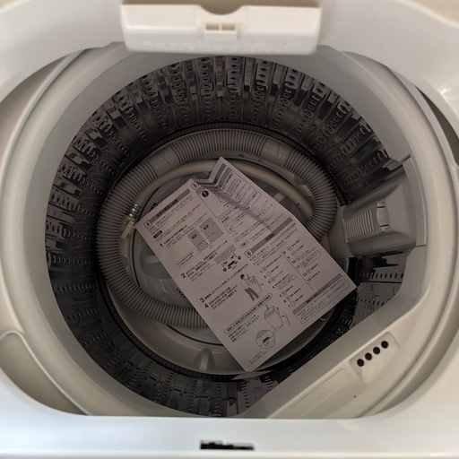 配達応談 2022年 ヤマダセレクト 4.5kg 全自動洗濯機 YWM-T45H1 チェック?