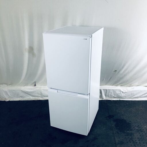 ID:re11533 シャープ SHARP 冷蔵庫 一人暮らし 中古 2024年製 2ドア 152L ホワイト ファン式 両方開き SJ-D15P-W  【リユース品：状態B】【送料無料】【設置費用無料】