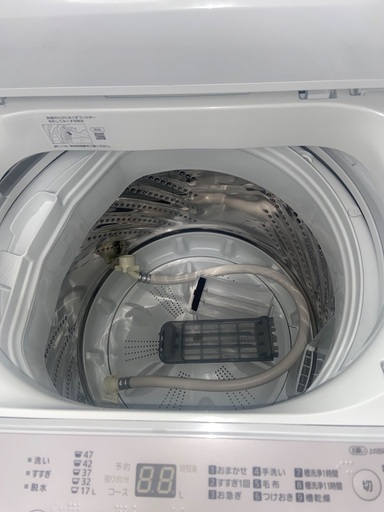 【美品】2024年製 Panasonic洗濯機 5kg｜動作良好｜引取り限り