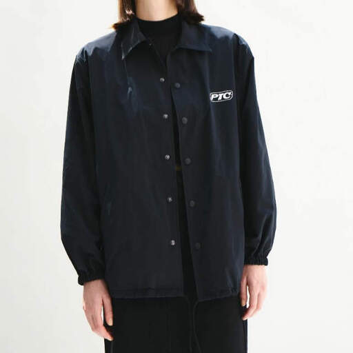 PHOTOCOPIEU フォトコピュー 23SS 日本製 CANTIN - COACH JACKET コーチジャケット 36 BLACK 定価49,500円 アウター【新古品】【中古】【PHOTOCOPIEU】