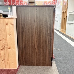 【ドリーム池田】◎ジモティ割7%◎木製「ワイドキャビネット」ブラウン【49417】の画像