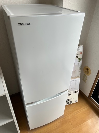 TOSHIBA 東芝 冷蔵庫 GR-R15BS(W) 153L 2020年製 2ドア (田中) 盛岡の 