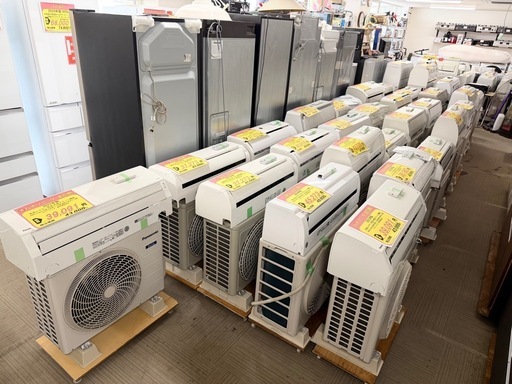 【在庫50台以上‼️】多数の在庫の中からお選び頂けます♪ 6畳用から20畳用までサイズ色々♪
