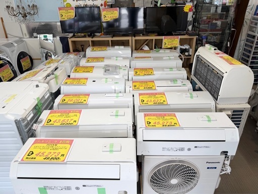 【在庫50台以上‼️】多数の在庫の中からお選び頂けます♪ 6畳用から20畳用までサイズ色々♪