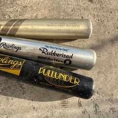 金属バット 2本セット 軟式 ※黒は売れましたの画像