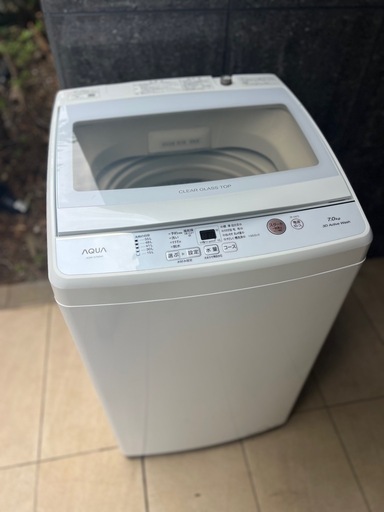 アクア　全自動洗濯機　7kg