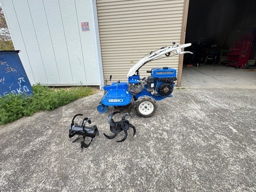 イセキ 管理機 NR703R 耕うん幅 450mm リコイル 6馬力 ガソリン 耕うん機 耕運機 耕耘機 ニューエース 中古