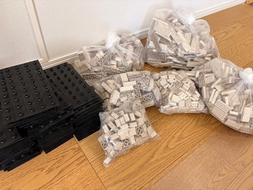 【DIY用】壁タイルセット（接合ベース＋ブロック）約1.76㎡分／すぐ施工可